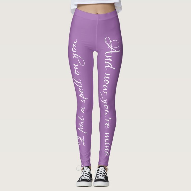 Leggings Polainas del encanto de la fórmula de (Anverso)