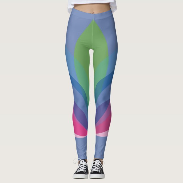 Leggings Polainas del entrenamiento diseñadas por ajuste (Anverso)