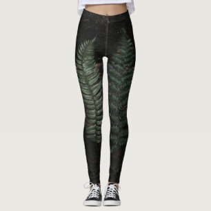 Leggings Polainas del estudio del helecho