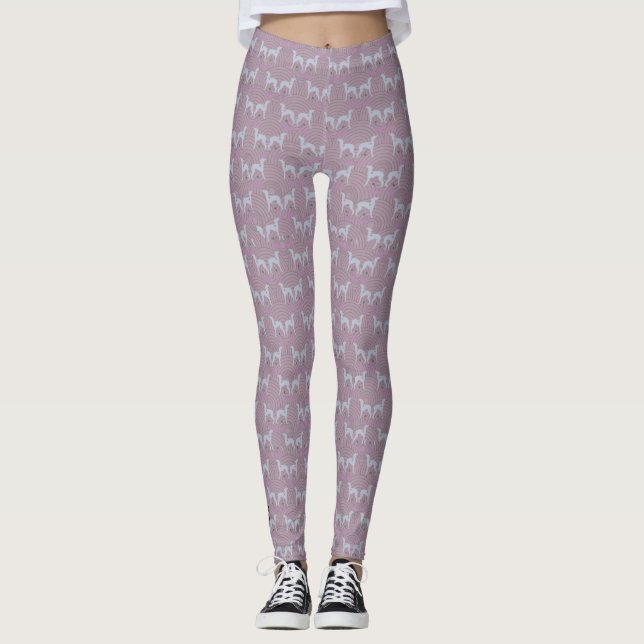 Leggings Polainas del galgo italiano, Lularoe (Anverso)