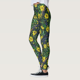 Leggings Polainas del girasol