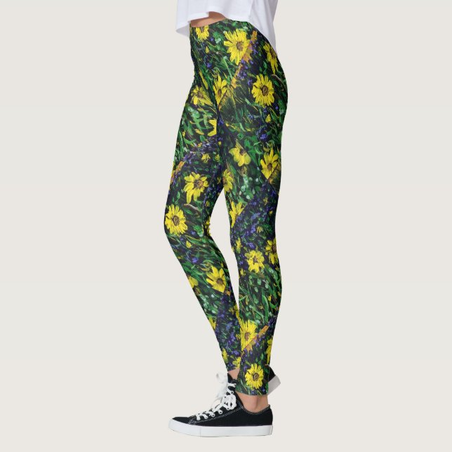 Leggings Polainas del girasol (Izquierda)