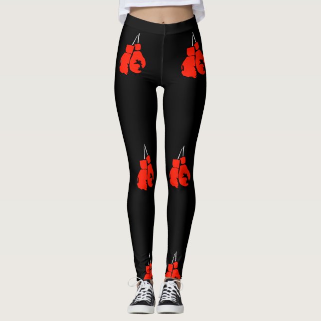 Leggings Polainas del guante de boxeo (Anverso)