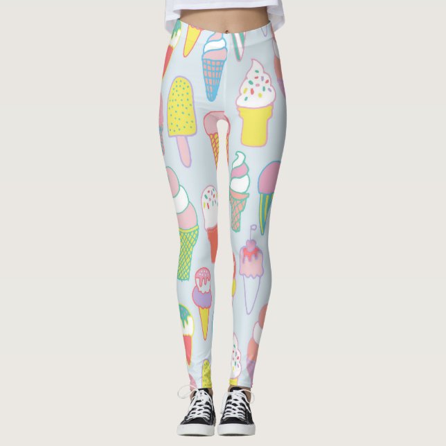 Leggings Polainas del helado (Anverso)