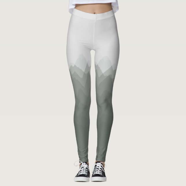Leggings Polainas del ilustracion del bosque de las (Anverso)