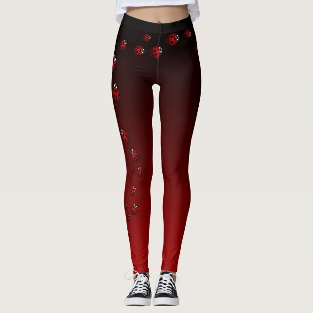 Leggings Polainas del insecto de la mariquita de las (Anverso)