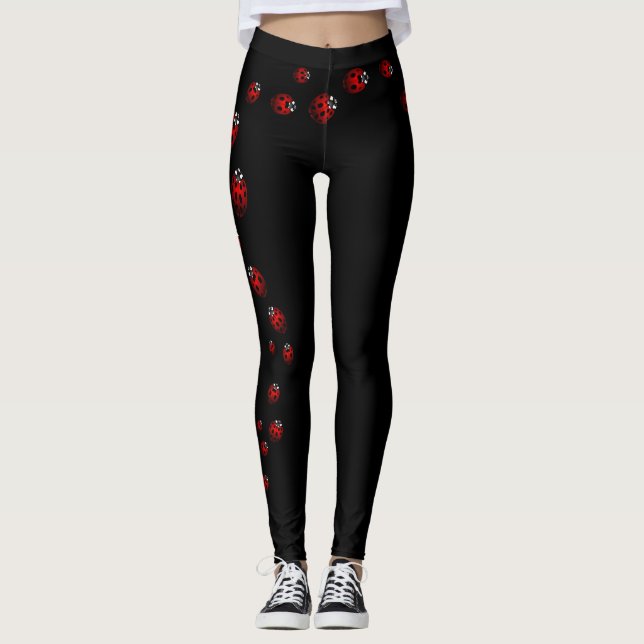 Leggings Polainas del insecto de la mariquita de las (Anverso)
