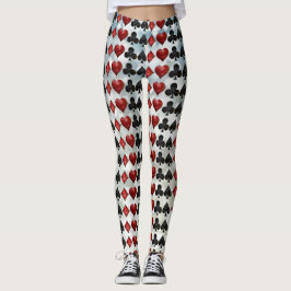 Leggings Polainas del juego del naipe