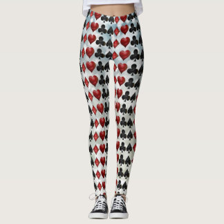 Leggings Polainas del juego del naipe