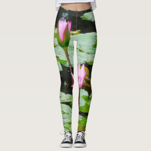 Leggings Polainas del lirio de agua