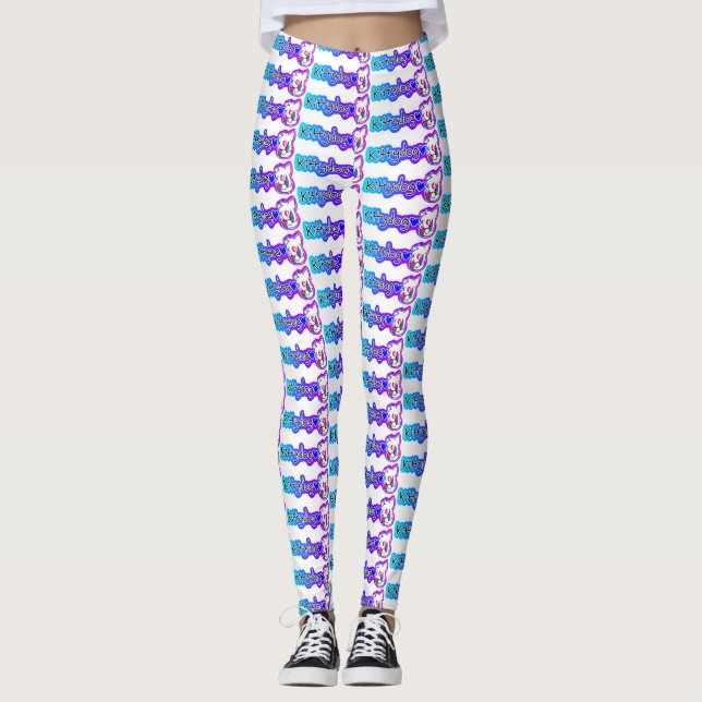 Leggings polainas del logotipo del kittydog (Anverso)
