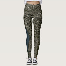 Leggings Polainas del mapa de Seattle Sat