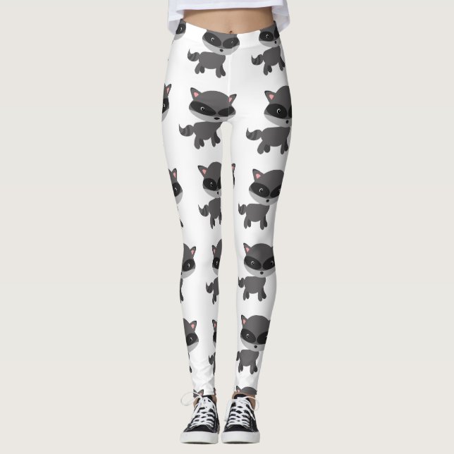 Leggings Polainas del mapache (Anverso)