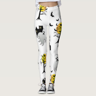 Leggings Polainas del modelo de la casa encantada de