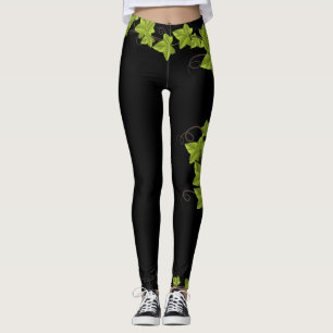 Leggings polainas del modelo de la hiedra