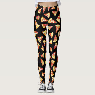 Leggings Polainas del modelo del dibujo de la rebanada de