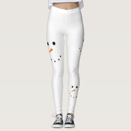 Leggings Polainas del muñeco de nieve
