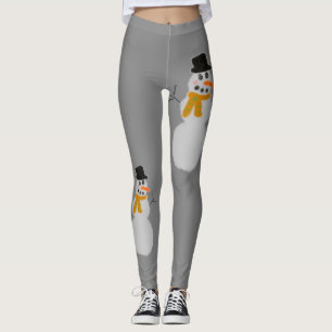 Leggings Polainas del muñeco de nieve del navidad