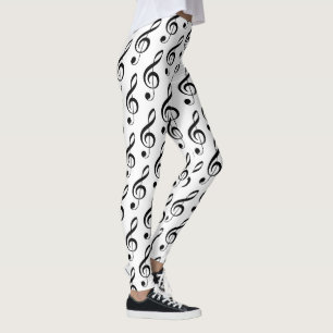 Leggings Polainas del Musical del Clef agudo