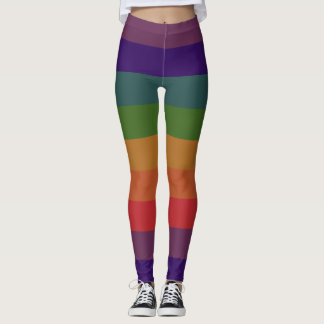 Leggings Polainas del orgullo del arco iris del estilo de