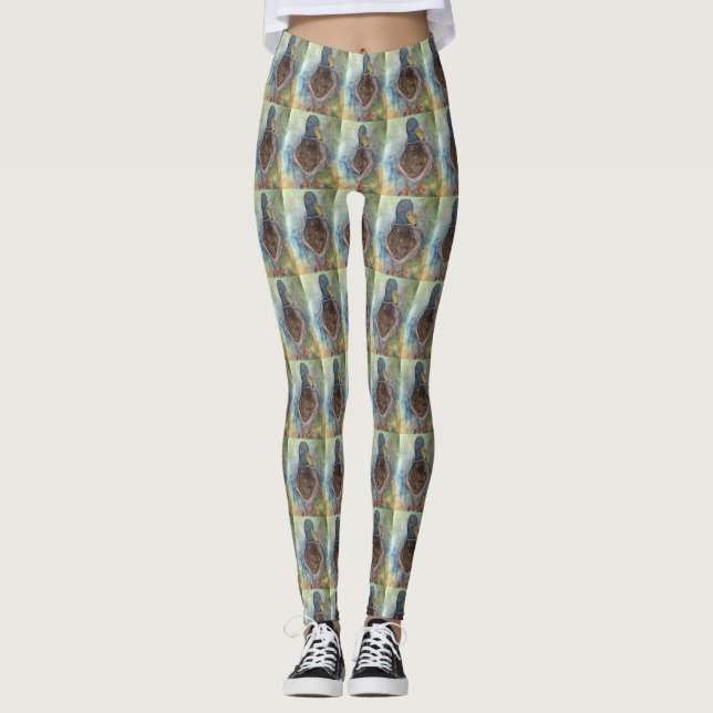 Leggings Polainas del pato del pato silvestre (Anverso)
