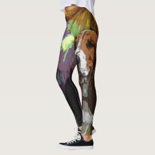 Leggings Polainas del perro de Basset Hound