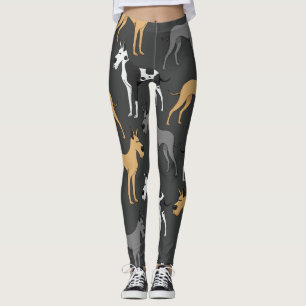 Leggings Polainas del perro de great dane impresas