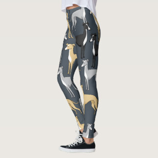 Leggings Polainas del perro del galgo italiano impresas