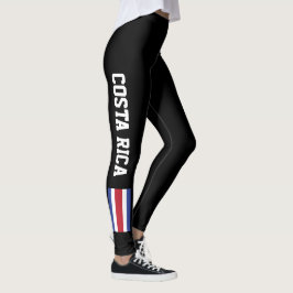 Leggings Polainas del personalizado de la bandera de Costa