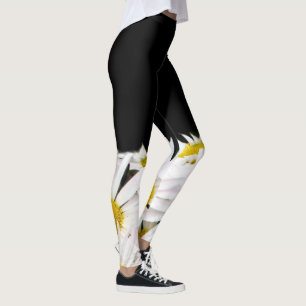 Leggings Polainas del personalizado de las margaritas