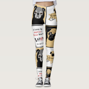 Leggings Polainas del personalizado del barro amasado del