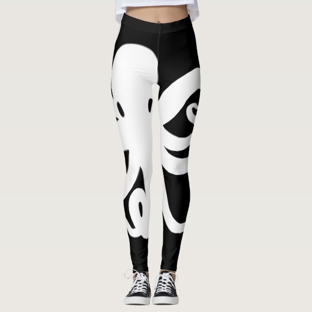 Leggings Polainas del pulpo - calamar Kraken (Anverso)