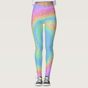 Leggings Polainas del remolino del caramelo de algodón