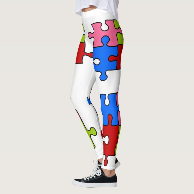 Leggings Polainas del rompecabezas (Izquierda)