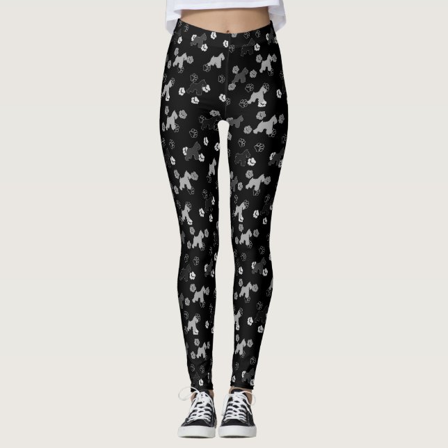 Leggings Polainas del Schnauzer (Anverso)