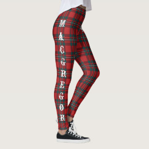 Leggings Polainas del tartán de MacGregor