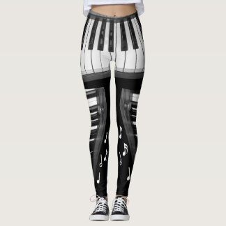 Leggings Polainas del teclado de piano