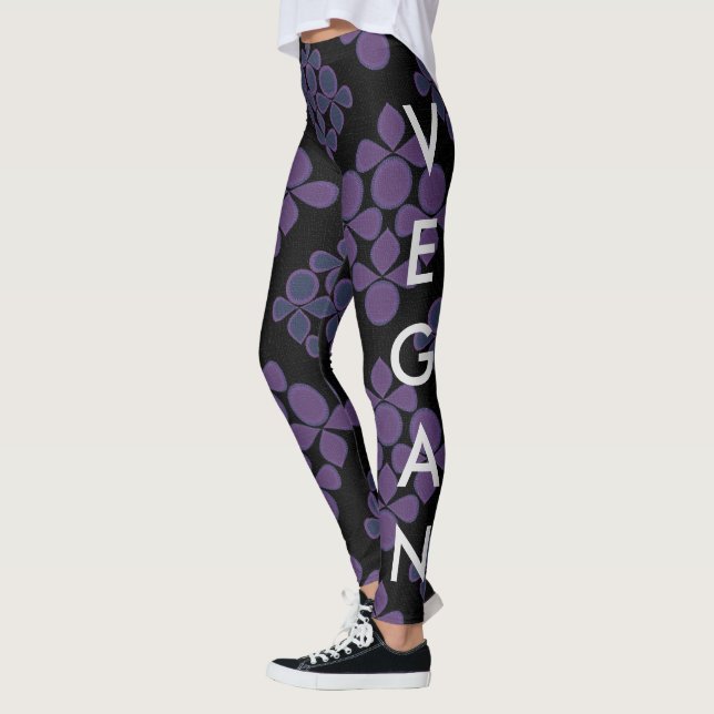 Leggings Polainas del VEGANO/pantalones de la yoga (Izquierda)