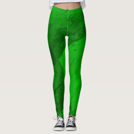 Leggings Polainas del verde esmeralda