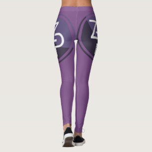 Leggings Polainas del zPIV de PIVX púrpuras