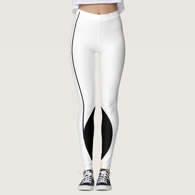 Leggings Polainas elegantes artsy elegantes inusuales de la (Anverso)
