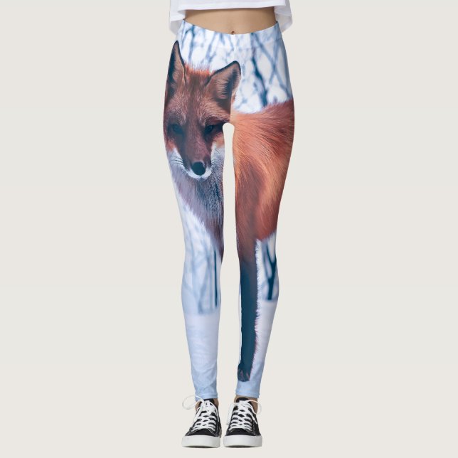 Leggings Polainas elegantes simples de las ilustraciones el (Anverso)