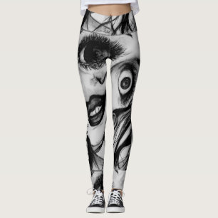 Leggings Polainas enrrolladas de los lugares geométricos