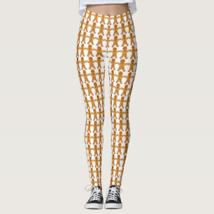Leggings Polainas feas del navidad - hombres de pan de