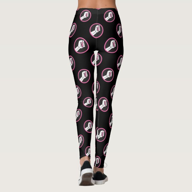 Leggings Polainas feministas del orden del día (Reverso)