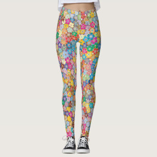 Leggings Polainas florales