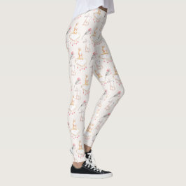 Leggings Polainas florales simples de Pascua el | del
