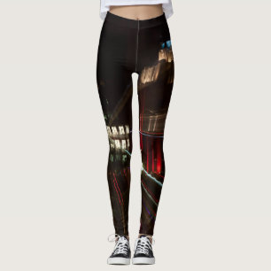 Leggings Polainas fotas abstracta, edificio