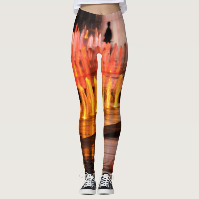 Leggings Polainas fotas, silueta hombre (Anverso)
