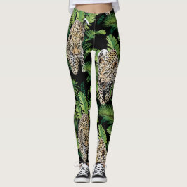 Leggings Polainas frescas del modelo de los leopardos